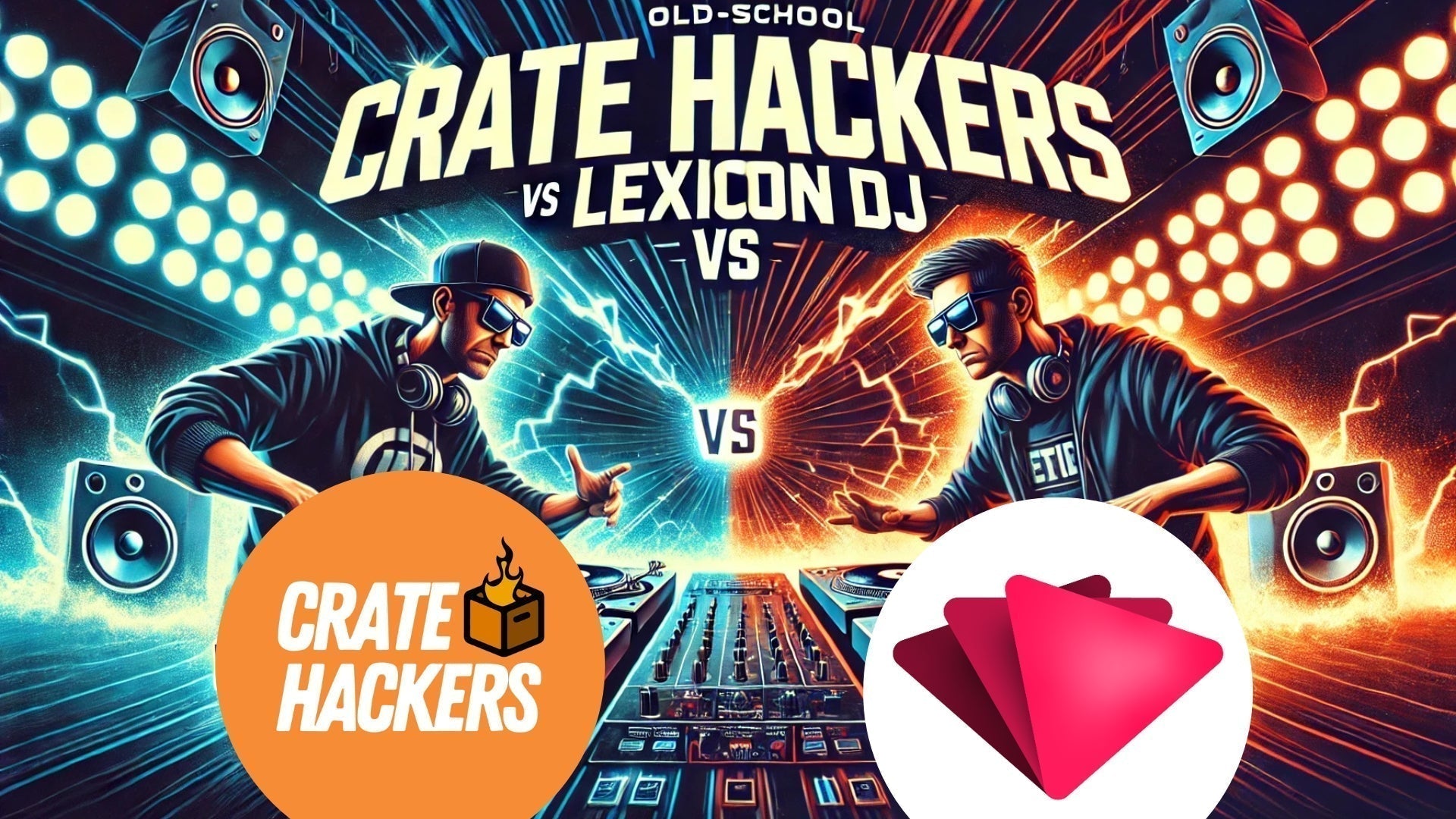 Crate Hackers Vs Lexicon DJ Logo PNg