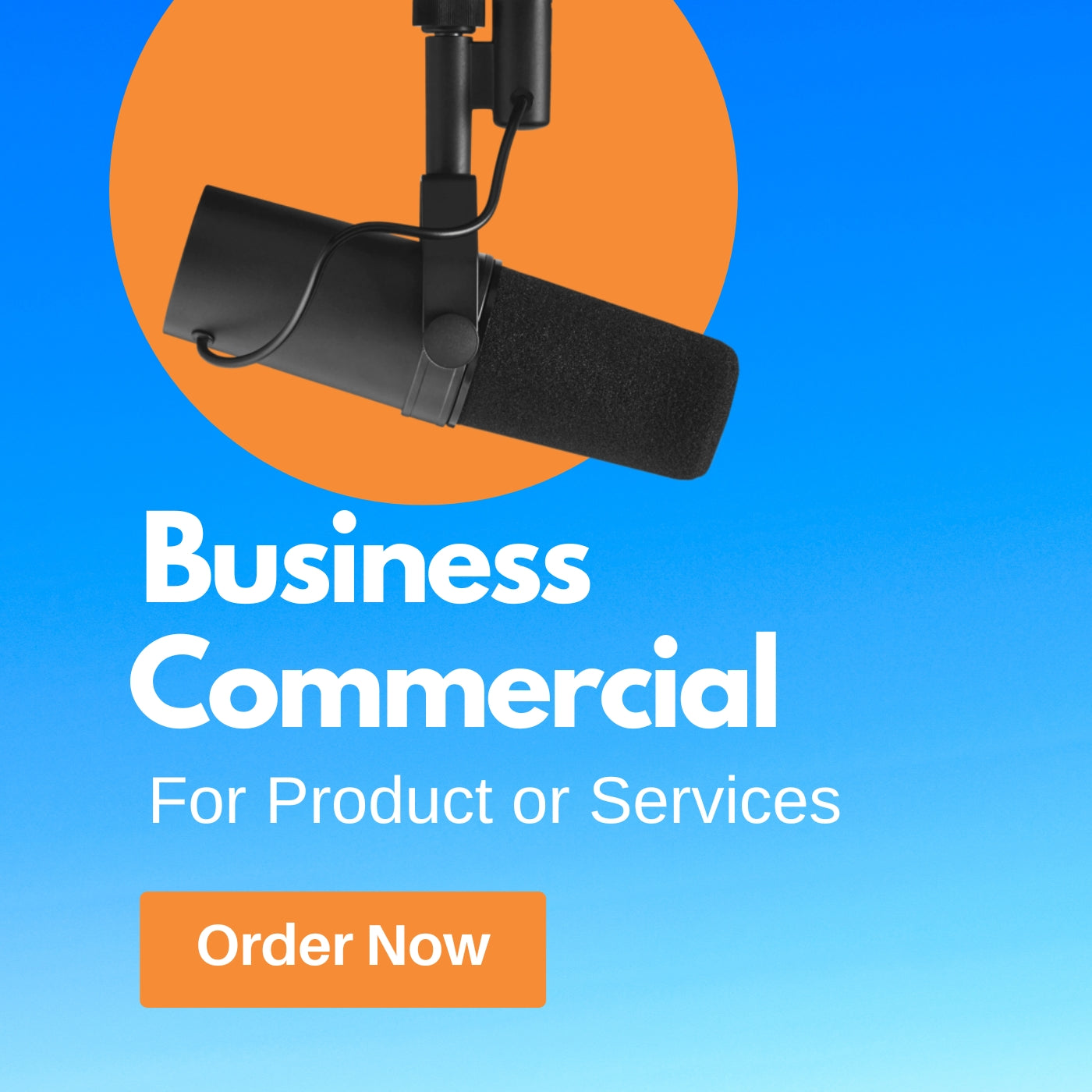 Radio Commercials For Business/Services